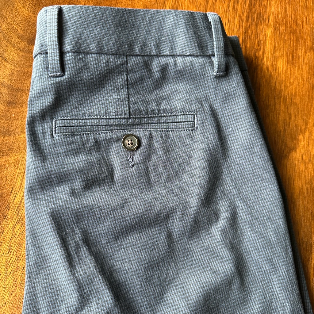 Bonobos Weekday Warrior Dress Pants In Blue Micro-Check
